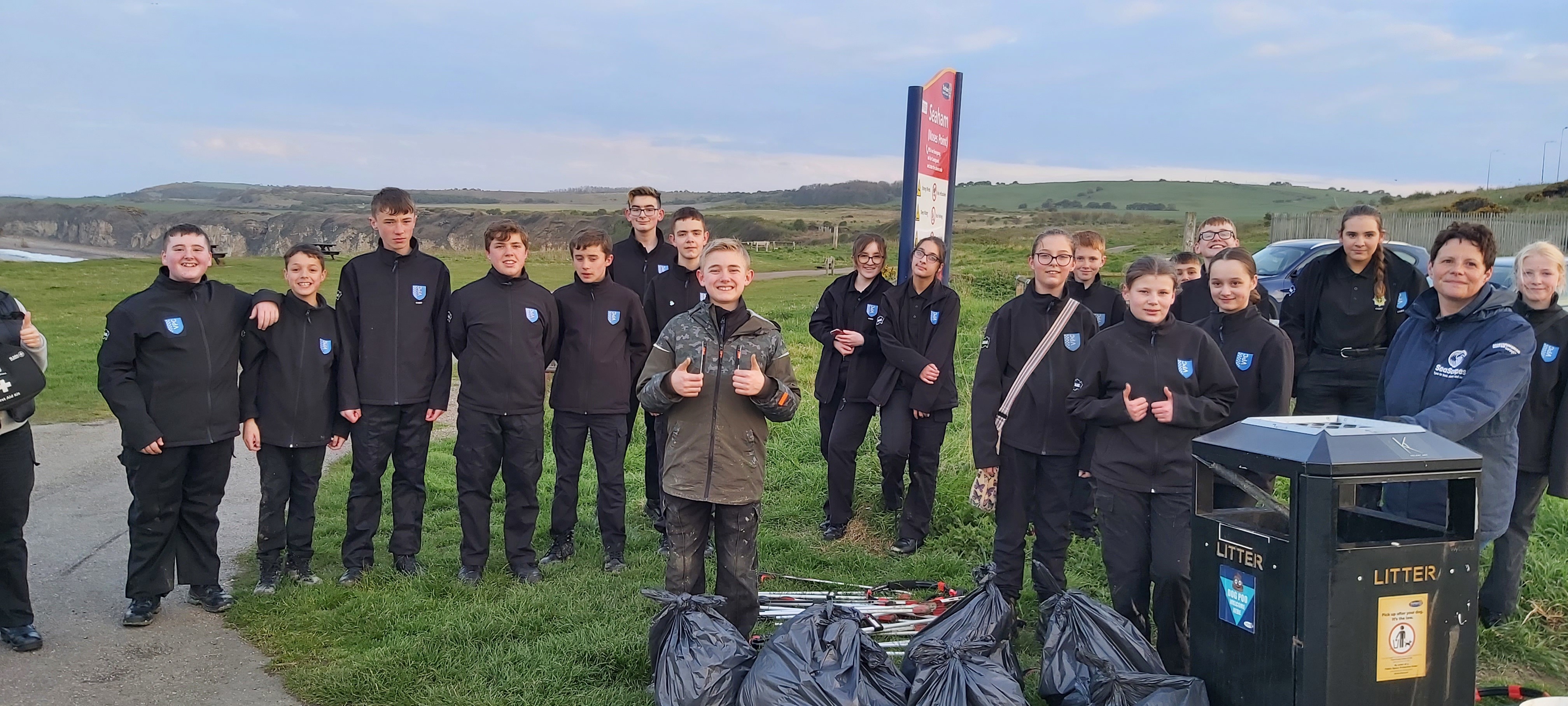 Beach Clean Junior South Cadets